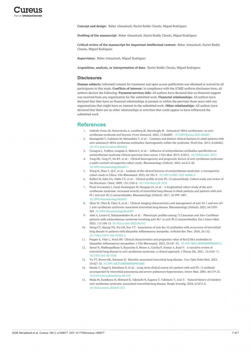 A case report of long-term nonprogressive Interstitial Lung Disease