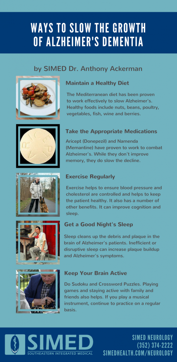 Alzheimer's Infographic with tips for people with dementia