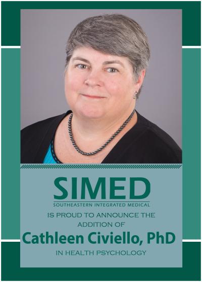 SIMED welcomes Dr. Cathleen Civiello to the Healthy Psychology team in Lady Lake