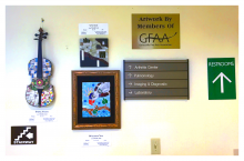 The Gainesville Fine Arts Association (GFAA) showcases their art at the SIMED medical hub in Gainesville.