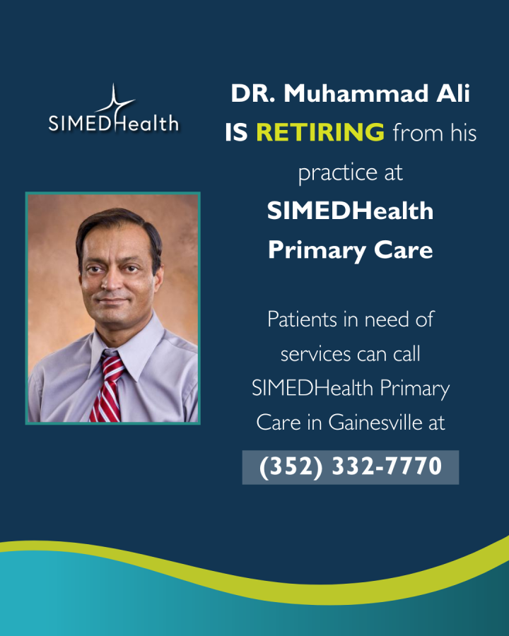 Dr. Muhammad Ali Retires from SIMEDHealth